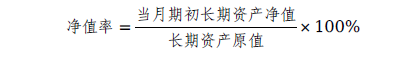 长期资产对应的进项税额×净值率