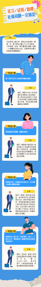 毕业生速存！实习/试用/跳槽…社保问题一文搞定~