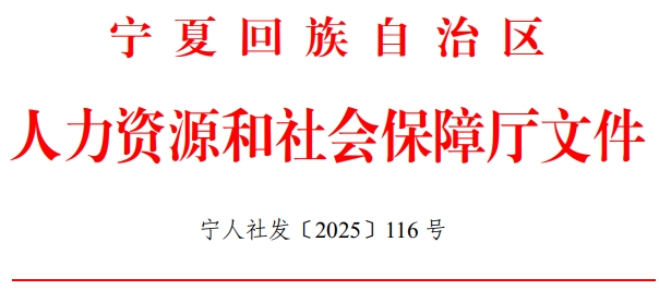 宁人社发〔2025〕116 号