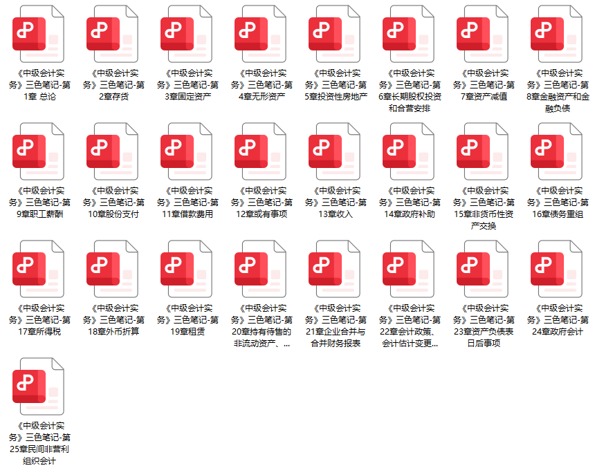 中级会计实务