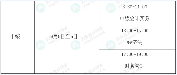 考试时间 考试时间