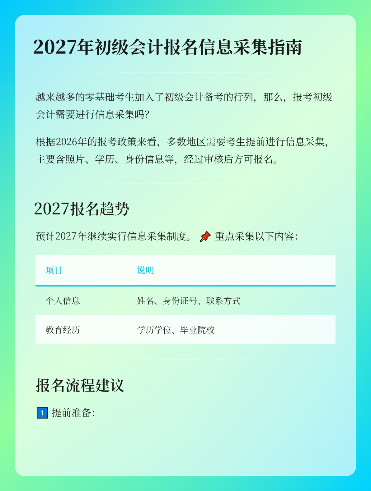 报考2027年初级会计考试 需要信息采集吗?1_副本 报考2027年初级会计考试 需要信息采集吗?1_副本