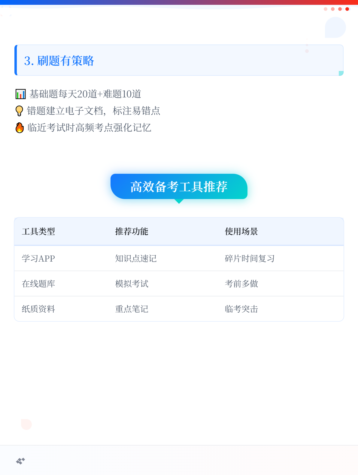 请查收高效备考初级会计考试的3个关键点！2