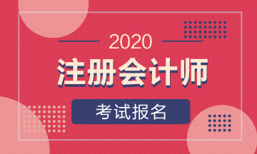 【官方】甘肃省2020年注册会计师报名费用公布！