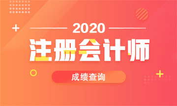 2020湖南注册会计师成绩查询相关信息一览