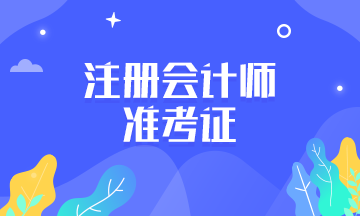 黑龙江省 2021注会考试准考证打印