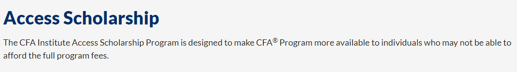 CFA考生恭喜了！报名费可省将近8000元！