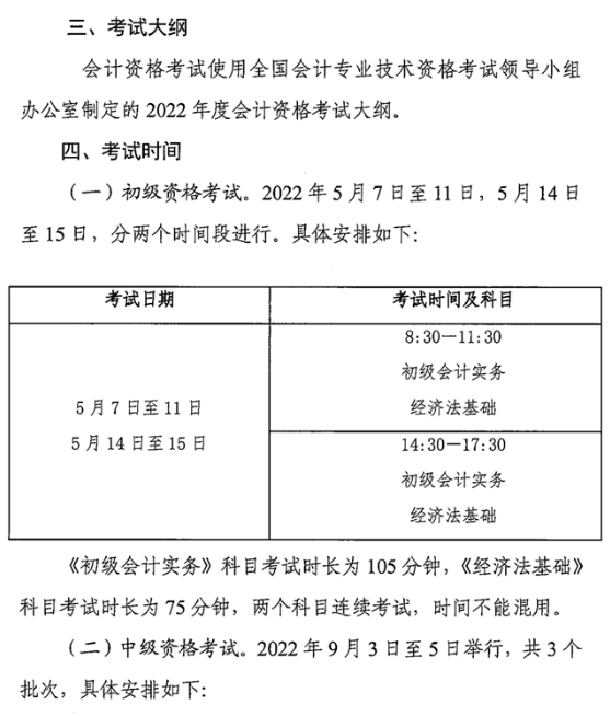 广东中山2022年高级会计师报名通知
