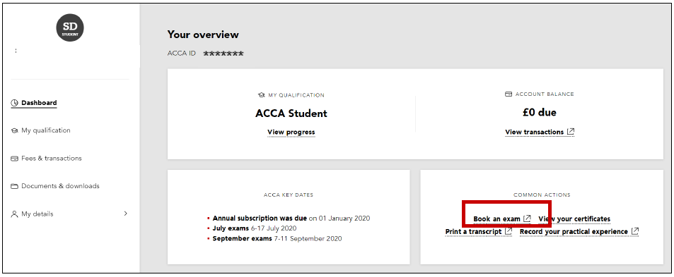 2023年ACCA分机考试报考流程