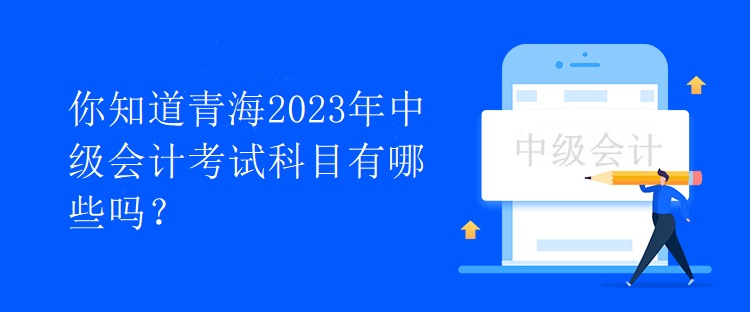 你知道青海2023年中级会计考试科目有哪些吗？