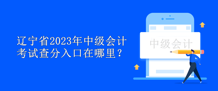 辽宁省2023年中级会计考试查分入口在哪里？
