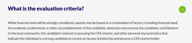 证书福利（一）！教你如何书写CFA励志奖学金文书！